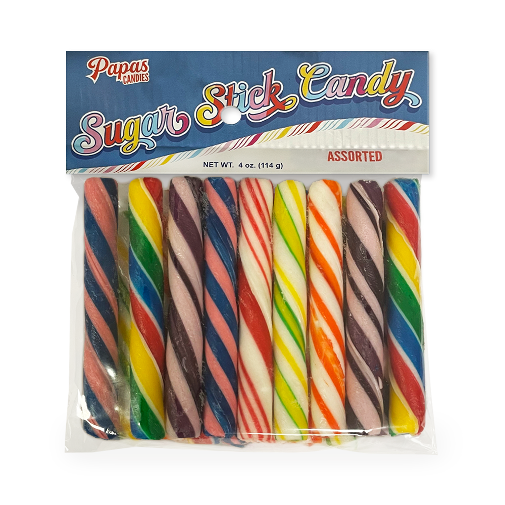 Candy Inline Sugar Stick Candy Bags – Papas Candies Online Shop