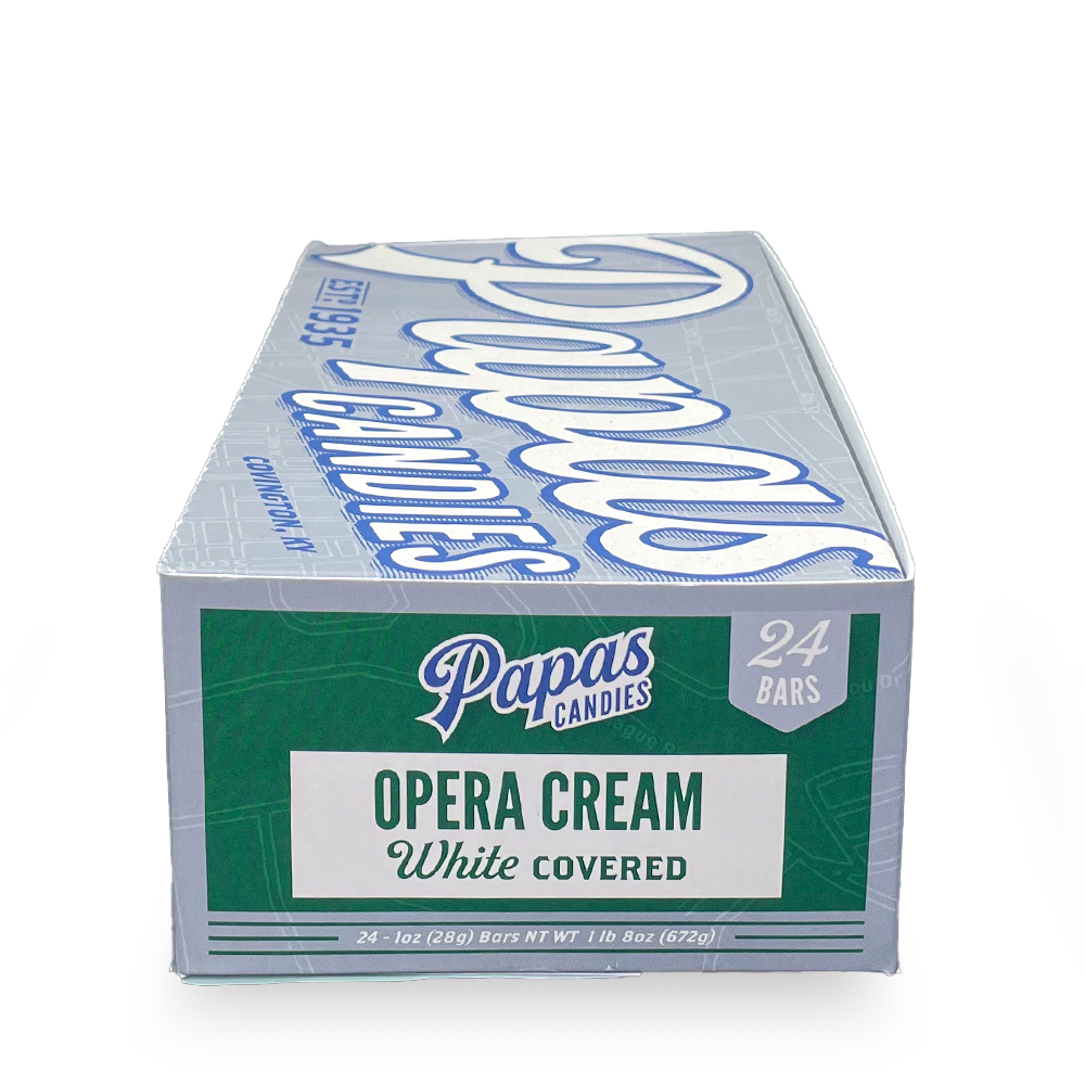 Opera Candy Bar White Opera Cream Bars – Papas Candies Online Shop